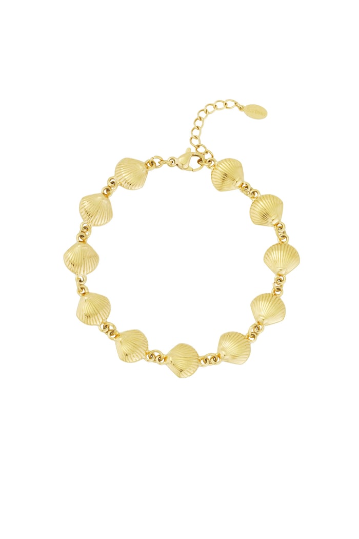 Bracelet shell trio - Gold color 