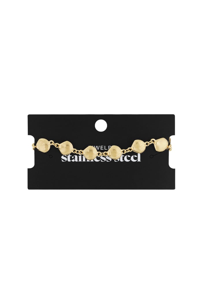 Bracelet shell trio - Gold color Picture2