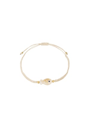 Bracelet fish fiesta - Beige h5 