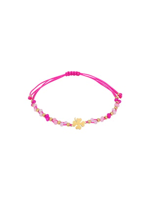 Lucky charm bracelet - Fuchsia h5 