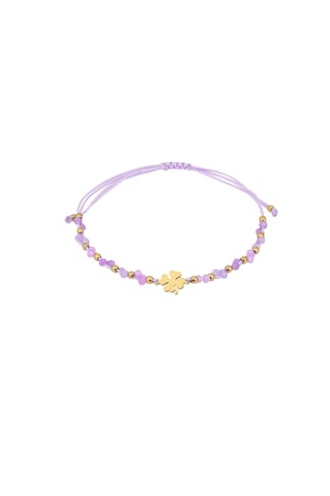 Lucky charm bracelet - Purple h5 