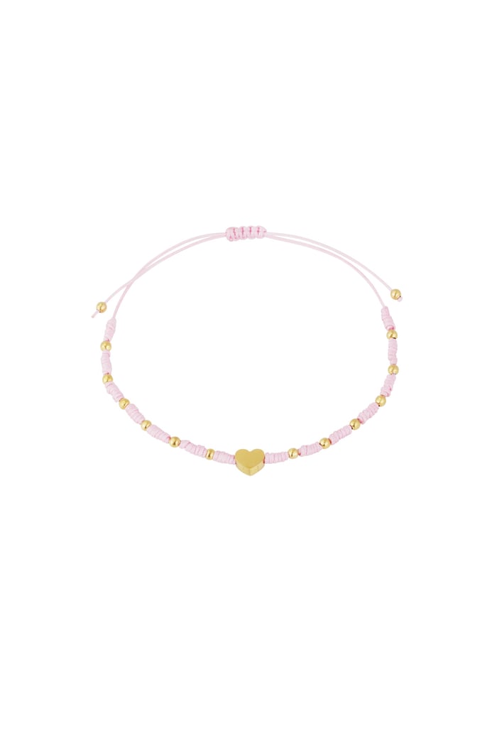 Bracelet love pop - Pale pink 