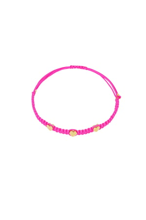 Bracelet cute heart - Fuchsia h5 