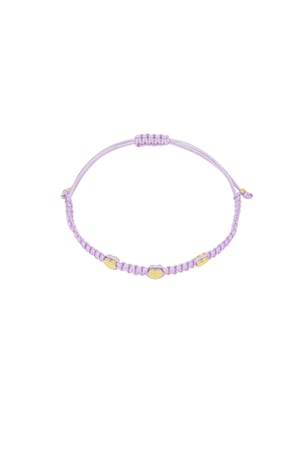 Bracelet cute heart - Lila h5 