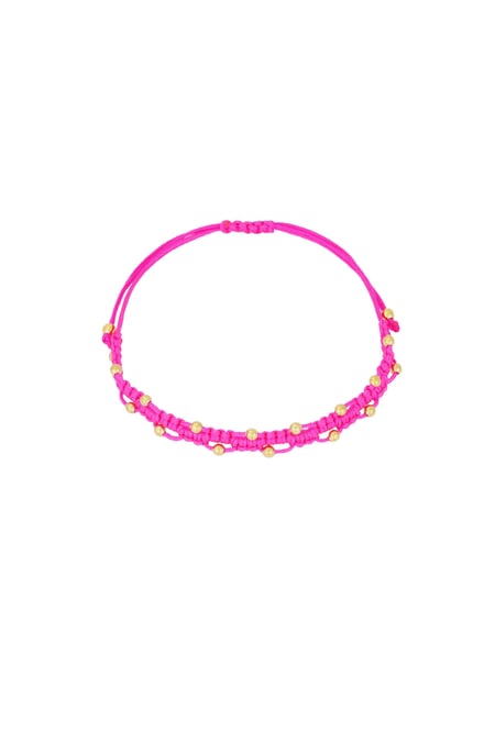 Tiny dots bracelet - Fuchsia 2