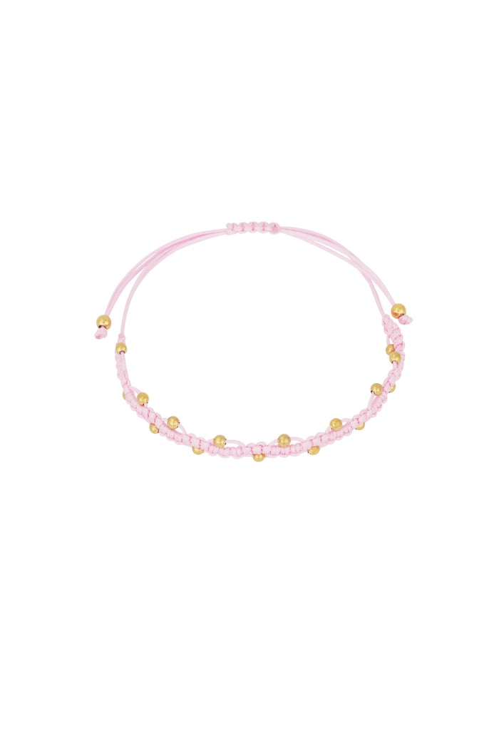 Tiny dots bracelet - Light pink 