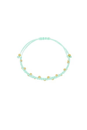 Tiny dots bracelet - Mint h5 