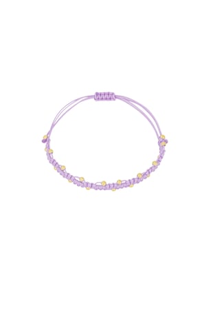 Tiny dots bracelet - Lilac purple h5 