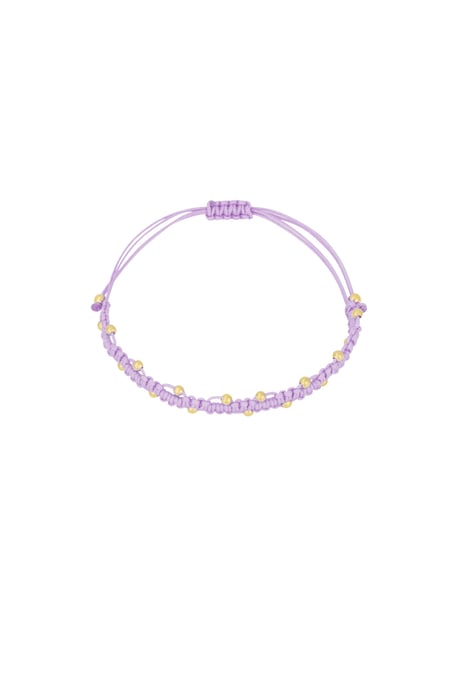 Tiny dots bracelet - Lilac purple