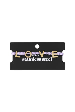 LOVE bracelet - purple h5 Picture2