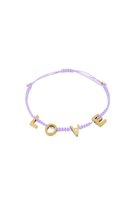 Bracciale LOVE - viola