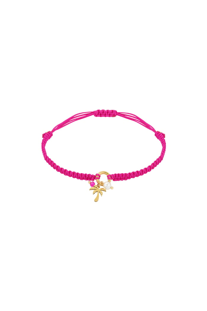 Palm paradise bracelet - Fuchsia 