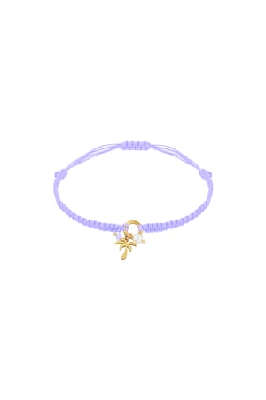 Palm paradise bracelet - Lilac purple h5 