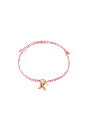 Armband Meerjungfrauenwunder - Rosa & Goldfarbe h5 