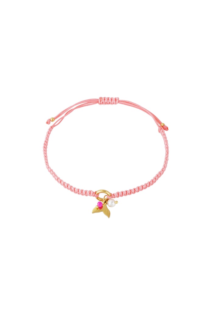 Armband Meerjungfrauenwunder - Rosa & Goldfarbe 