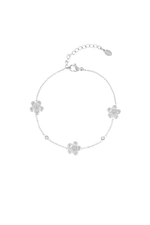 Bracelet Flower Power - Argent h5 