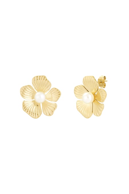 Blooming beauty earrings - Gold color 2