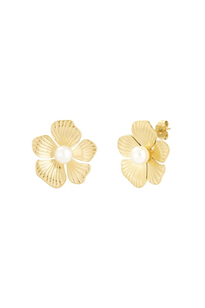 Blooming beauty earrings - Gold color 