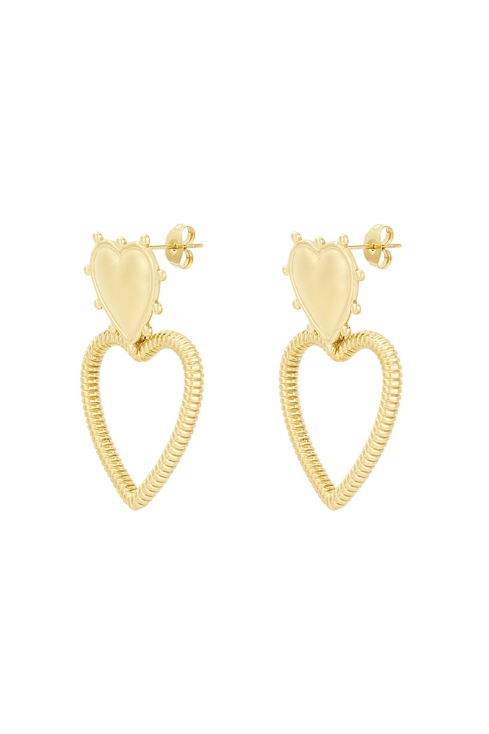 Endless love earrings - Gold color 