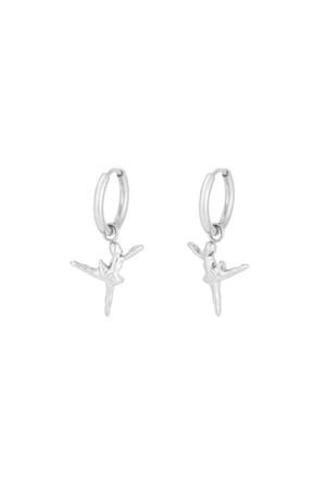 Ballet earrings - Silver color h5 