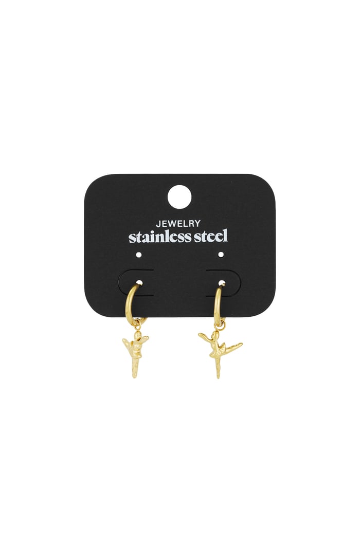 Ballet earrings - Gold color Picture3