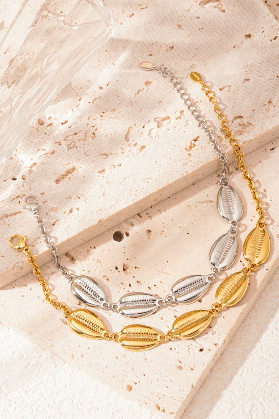 Love the Shells Armband - Goud kleur Afbeelding5