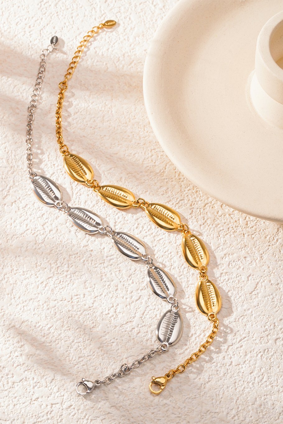 Love the Shells Armband - Goud kleur Afbeelding6