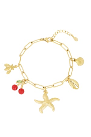 Charm haven bracelet - Gold color h5 