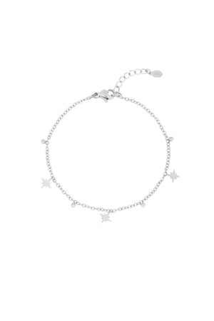 Shining stars bracelet - Silver color h5 