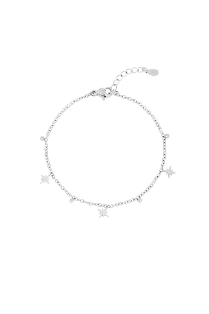 Shining stars bracelet - Silver color 