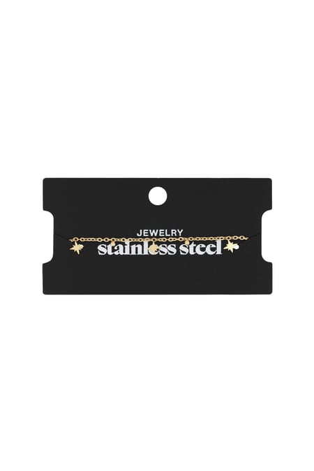 Shining stars bracelet - Gold hallmark 2