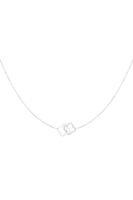 Linked luck necklace - Silver color 2