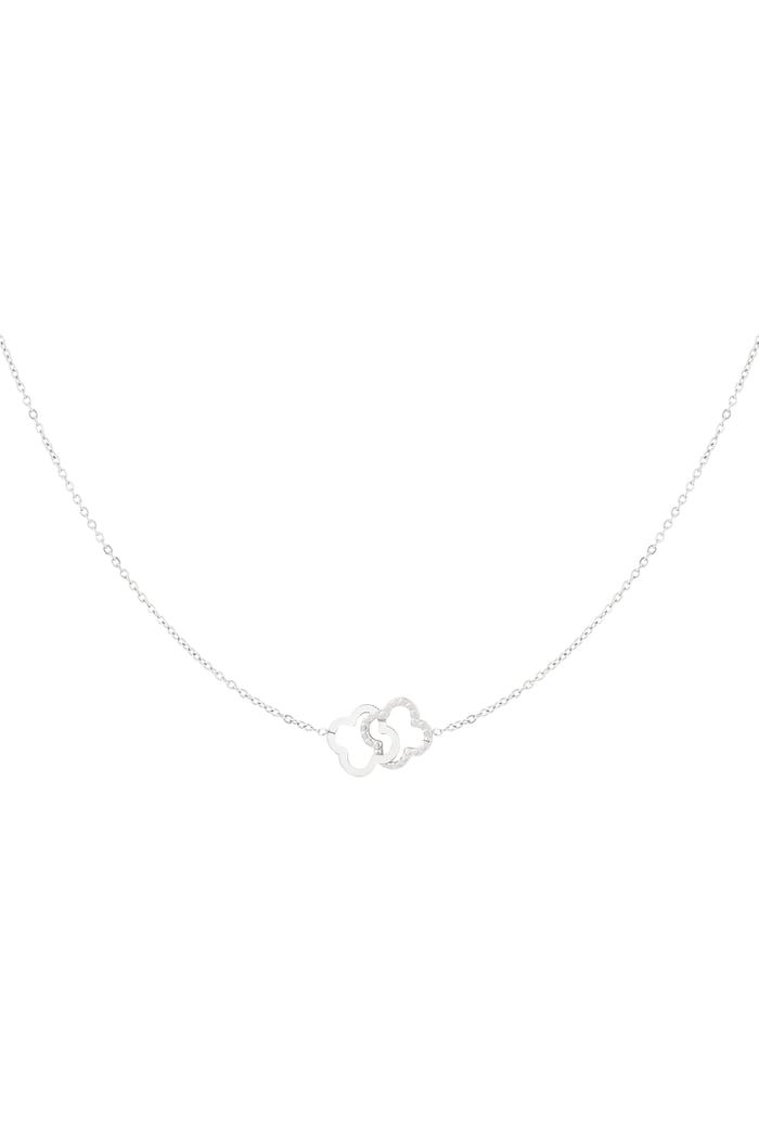 Linked luck necklace - Silver color 