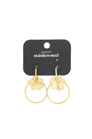 Petal perfection earrings - Gold color h5 Picture3