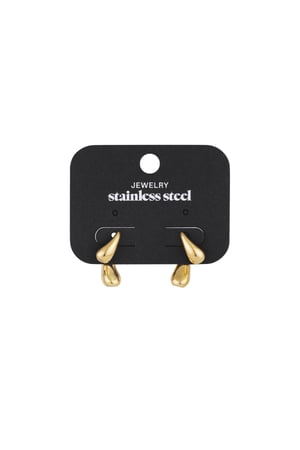 Classy Earrings - Gold color h5 Picture3