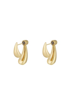 Classy Earrings - Gold color h5 