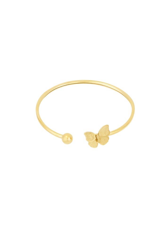 Bracelet butterfly babe - Gold color 