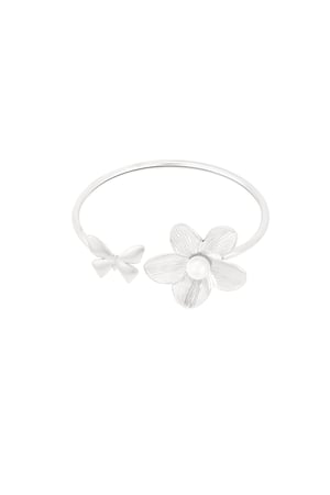 Bracciale butterflower - Colore argento h5 