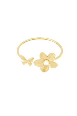 Bracelet butterflower - Gold color h5 