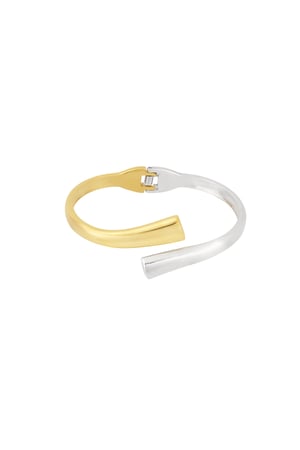 Bracciale due vie - Colore argento oro h5 