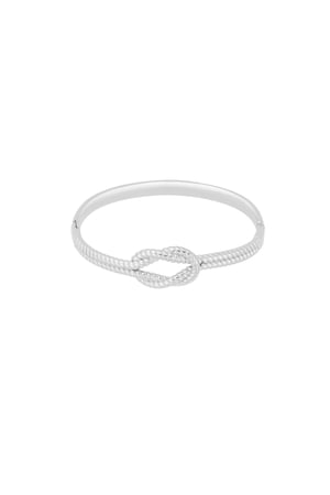 Bracciale con nodo - Colore argento h5 