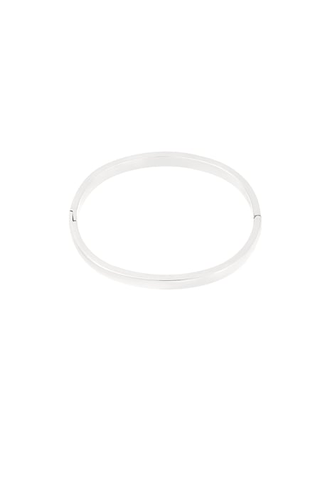 Classic bangle bracelet - Silver color