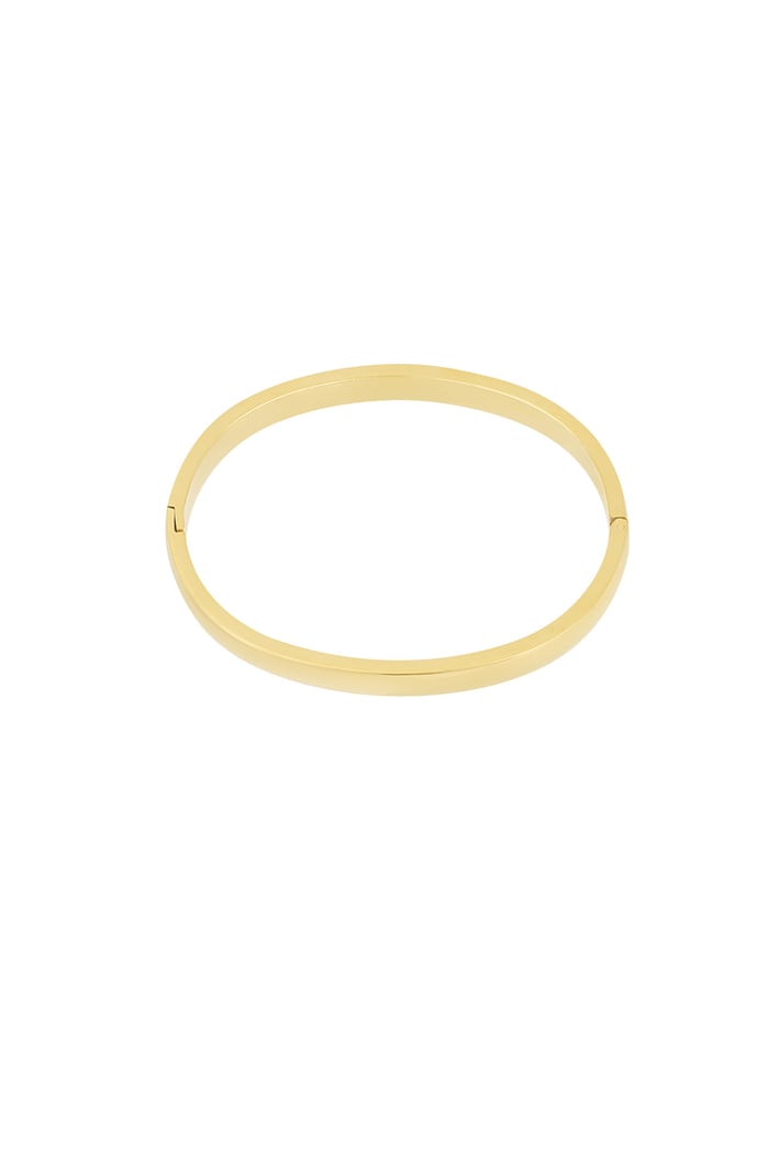 Classic bangle bracelet - Gold color 