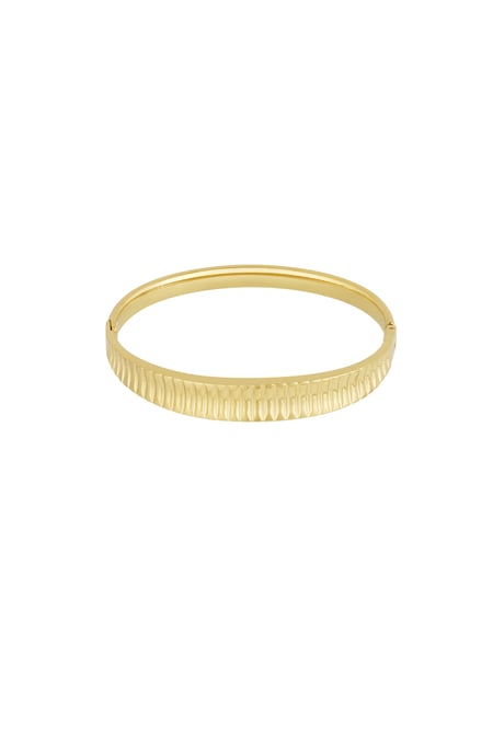 Bracelet with structure - Gold color