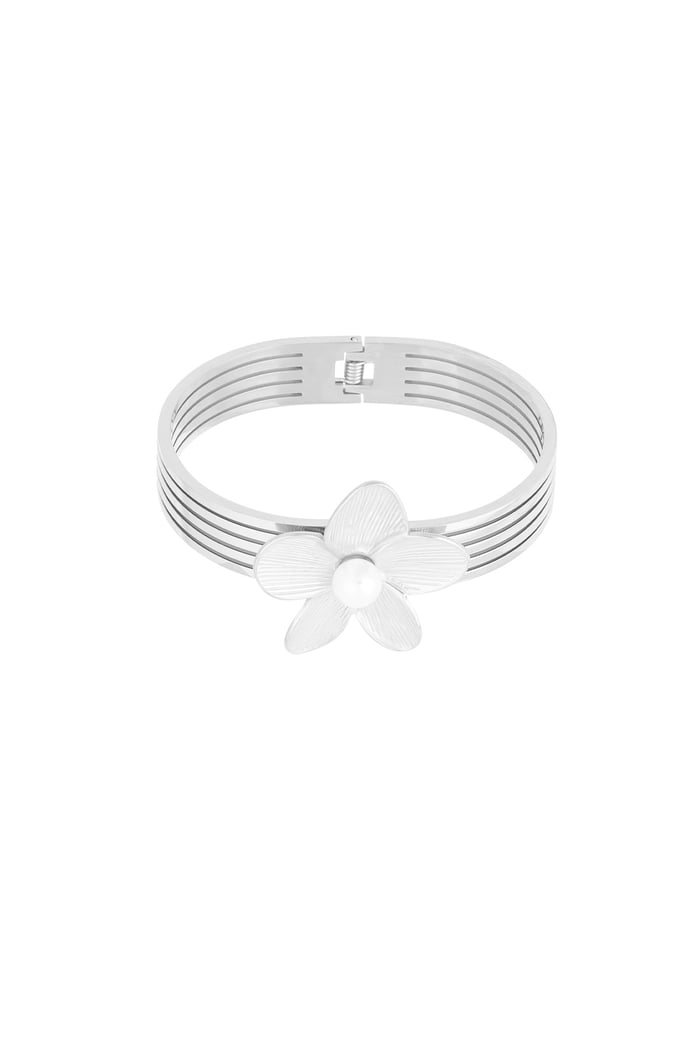 Armband Flower Power - Silberfarben 