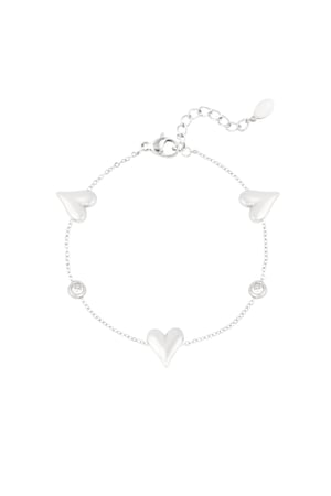 Gleaming love bracelet - Silver color h5 