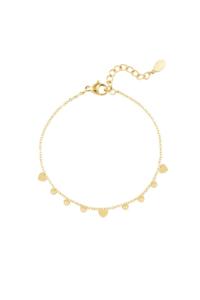 Twinkle of love bracelet - Gold color 