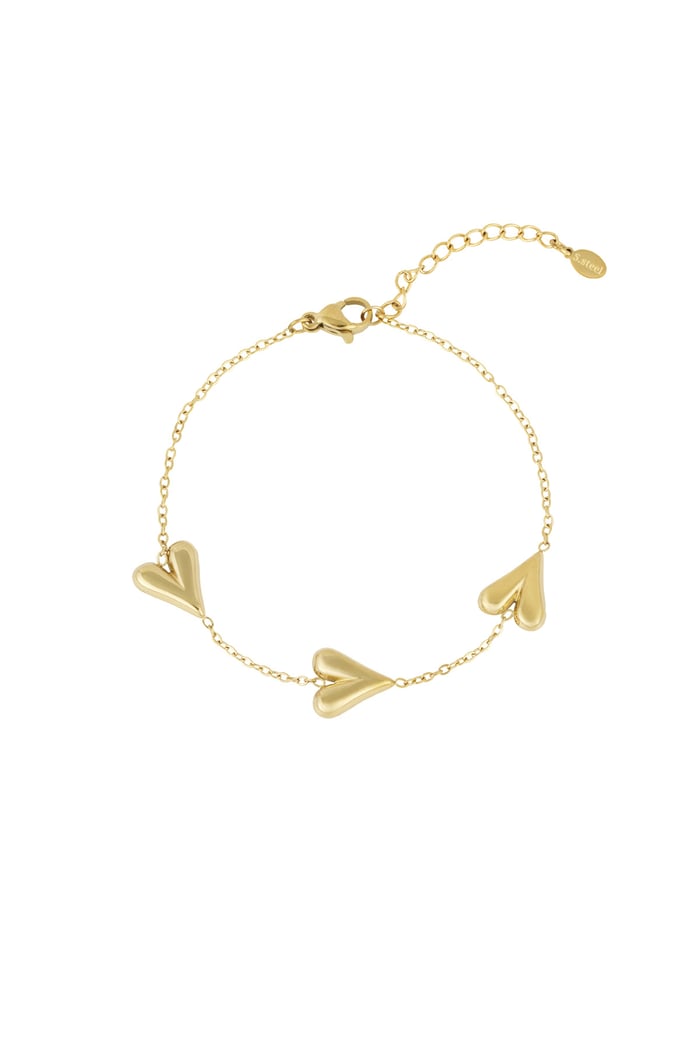 Armband Hearts Day - Goldfarbe 