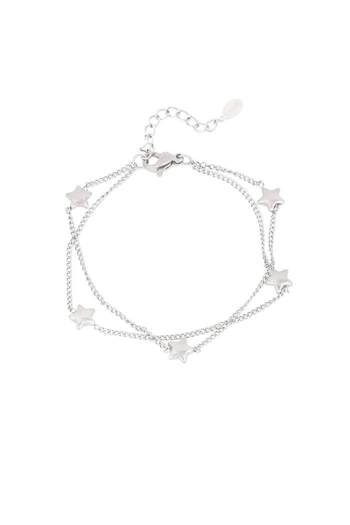 Bracciale notte stellata - Colore argento 