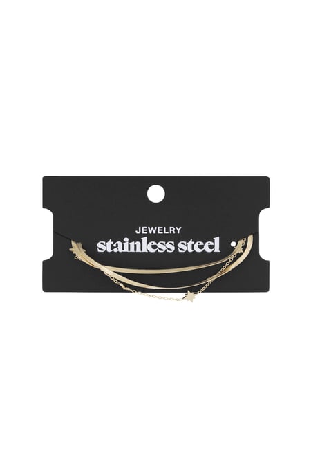 Goldenes Lagenarmband - Goldfarbe 2